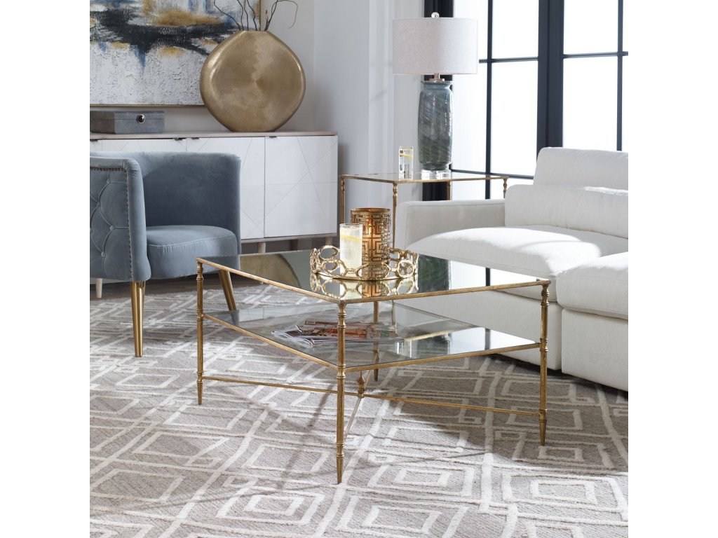 Henzler Coffee Table, Gold - image 3