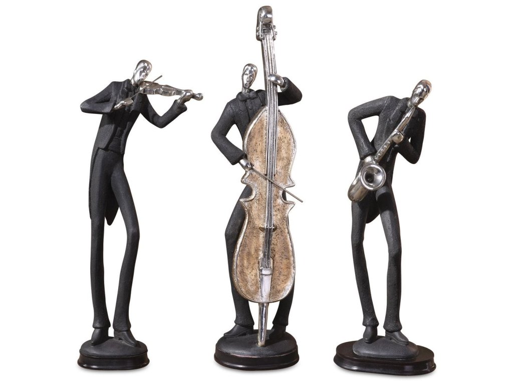 Musicians Figurines, S/3 - main image