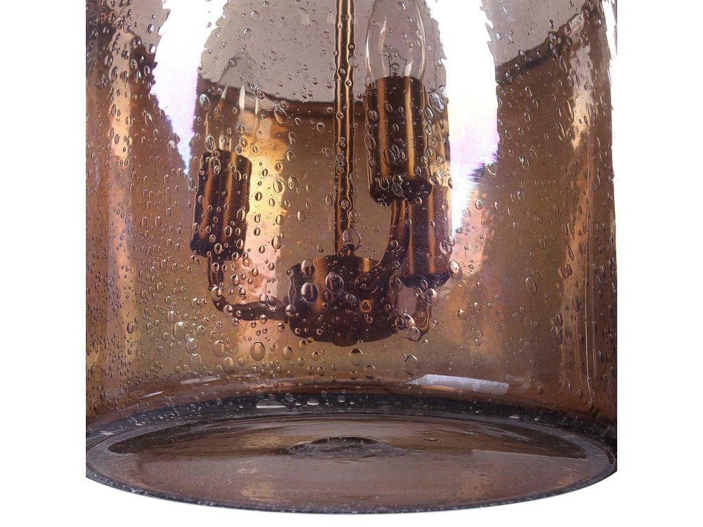 Golden Iridescent Pendant, 3 Lt Pendant - image 3