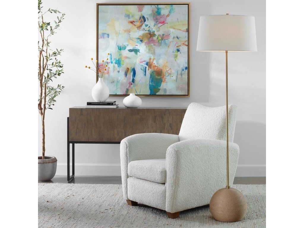Captiva Floor Lamp, Brass - image 1