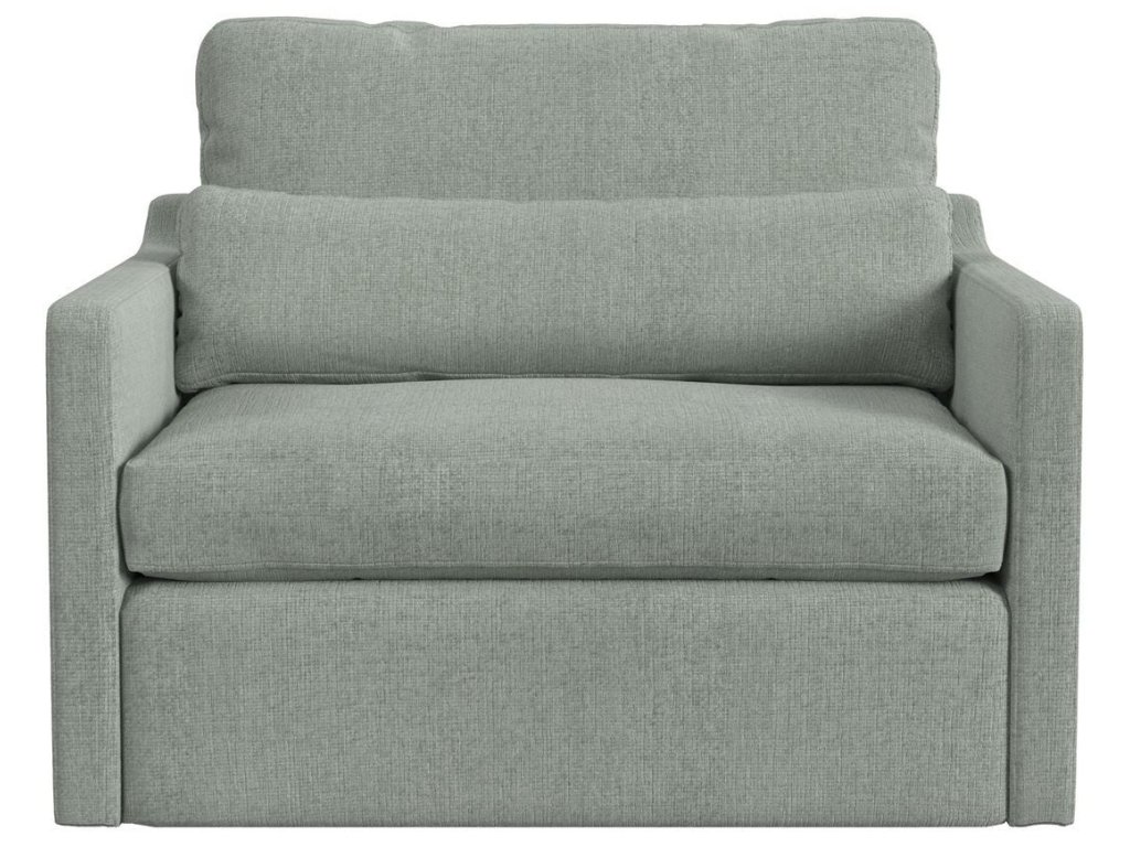 Slope Swivel Chair-And-A-Half - Criss Cross Sea Salt - image 1