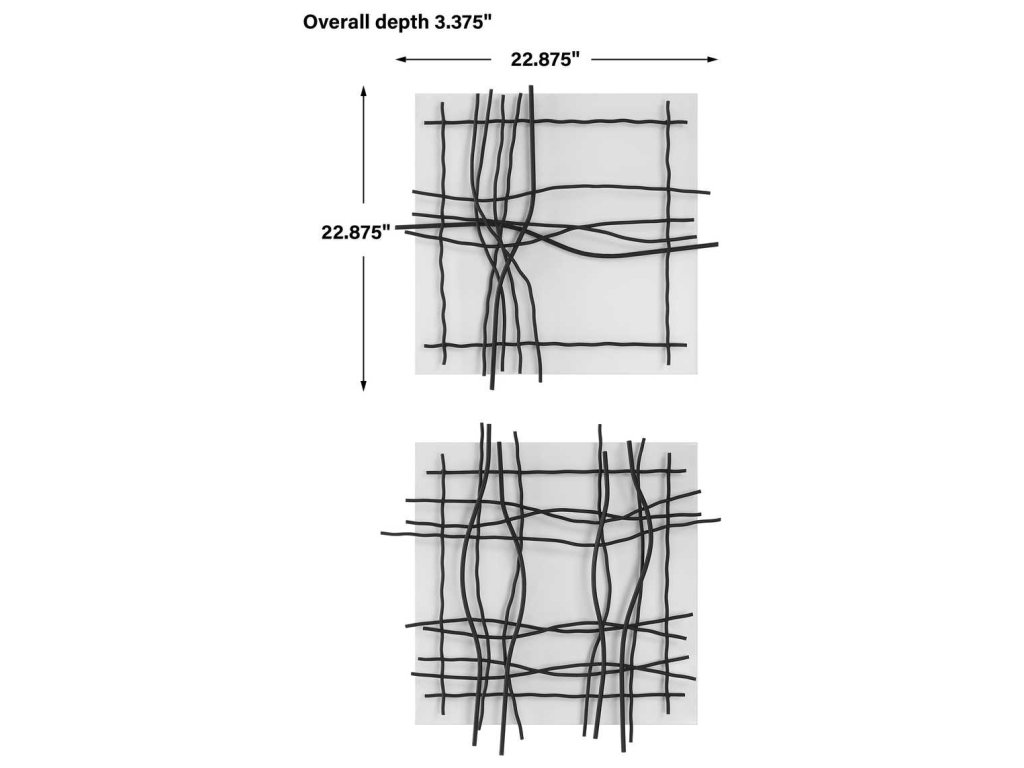 Genesis Metal Wall Decor, S/2 - image 5