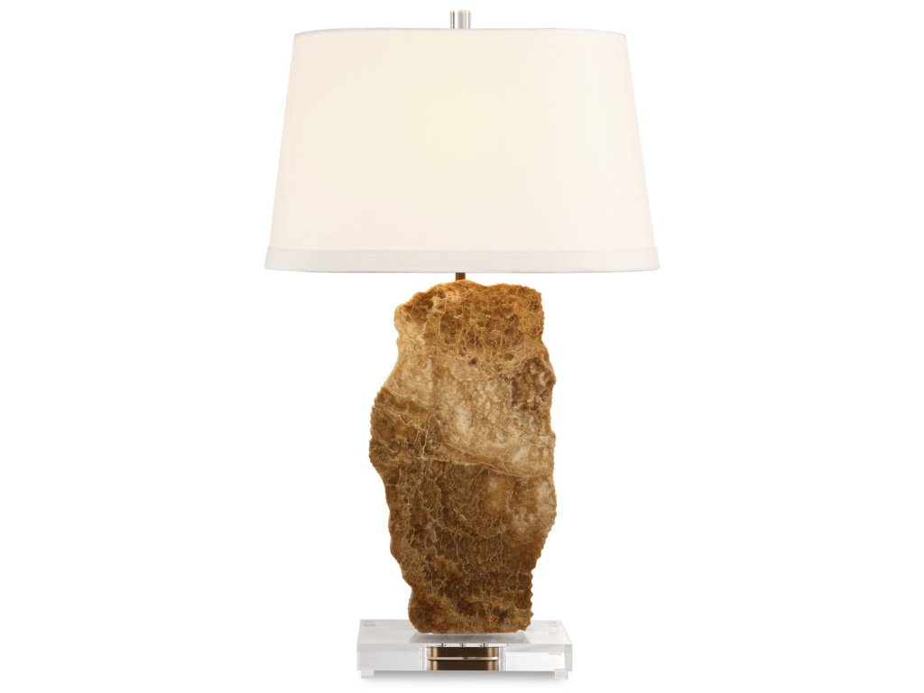 Slice Table Lamp - Latte Onyx - main image