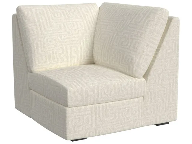 Luxe Sofa, Corner - Maze Oyster