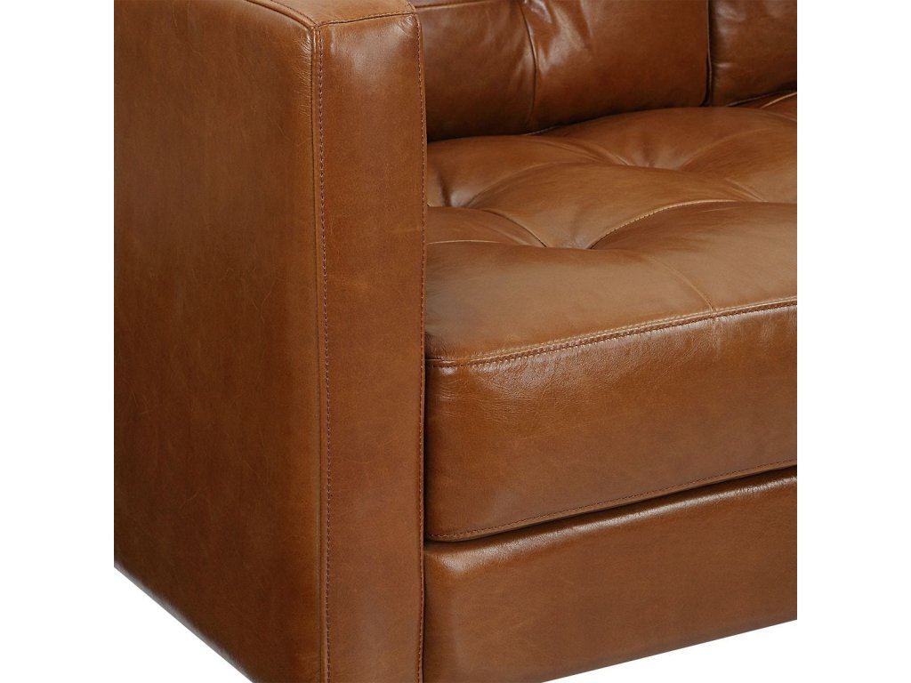 Ventura Sofa - Caramel Leather - image 5