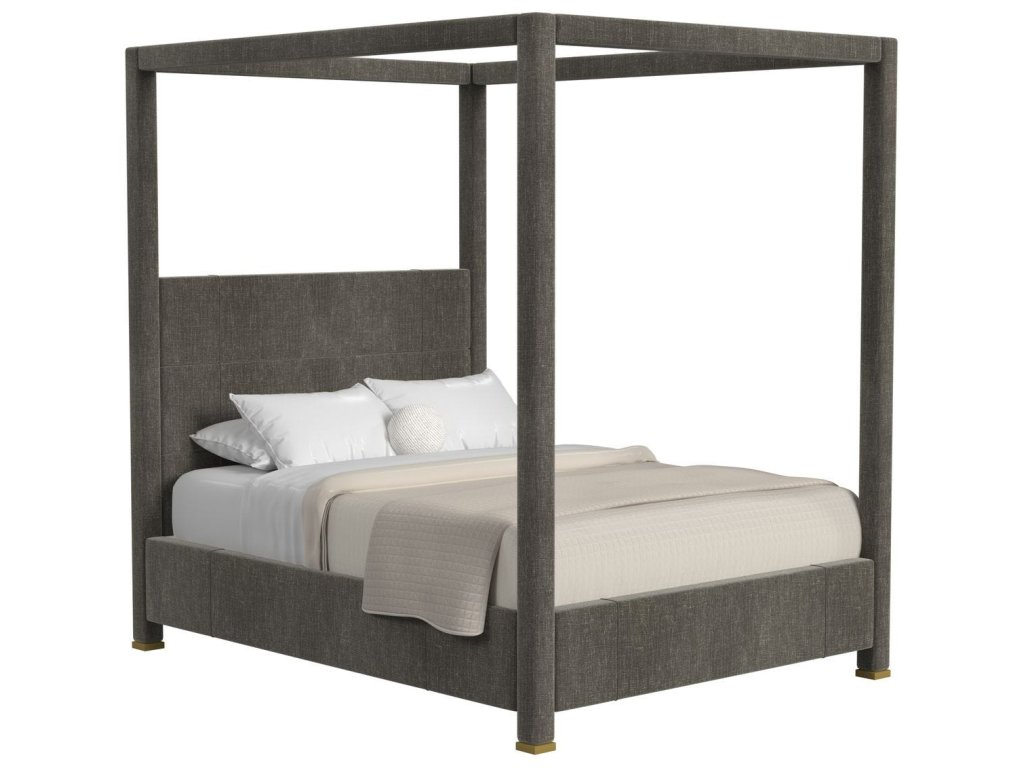 Hibernate Canopy Bed, Queen - Lux Graphite , 3 Cartons - main image