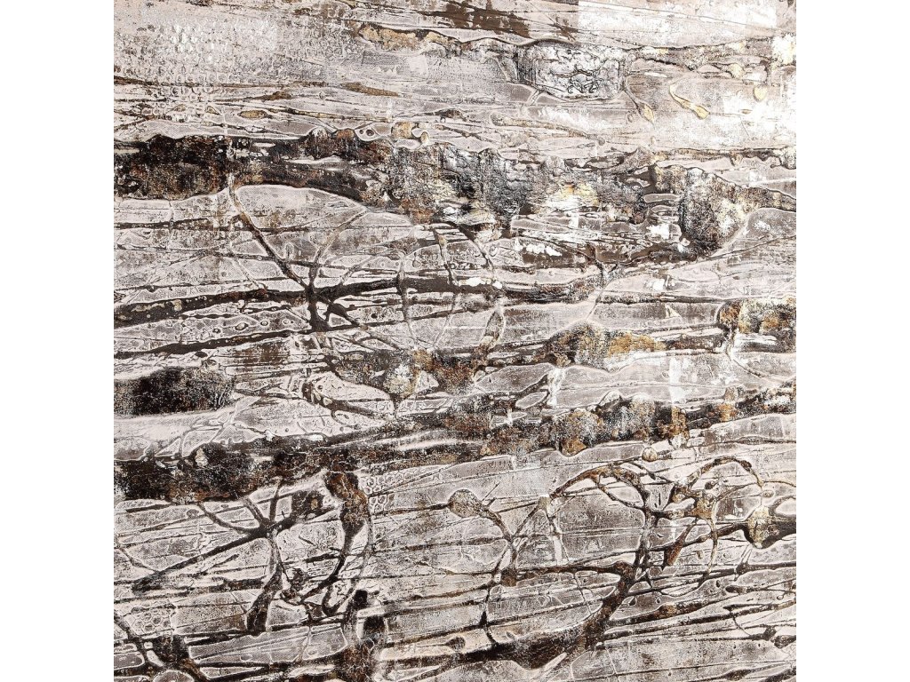 Scribbles Hand Painted Canvas - image 3