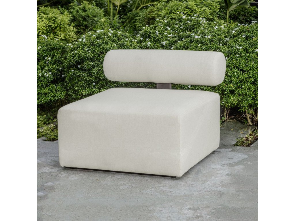 Bolster Back Outdoor Sofa, Armless - image 2
