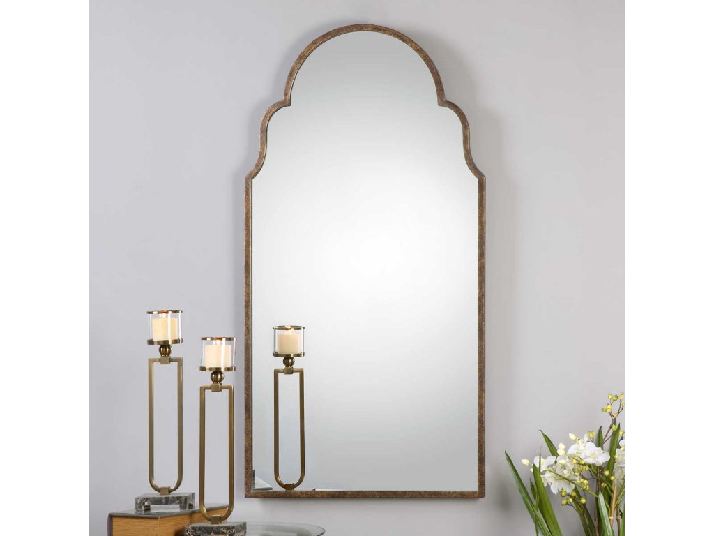 Brayden Tall Arch Mirror, Bronze - image 1