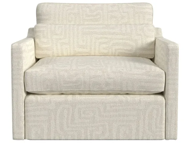Slope Swivel Chair-And-A-Half - Maze Oyster
