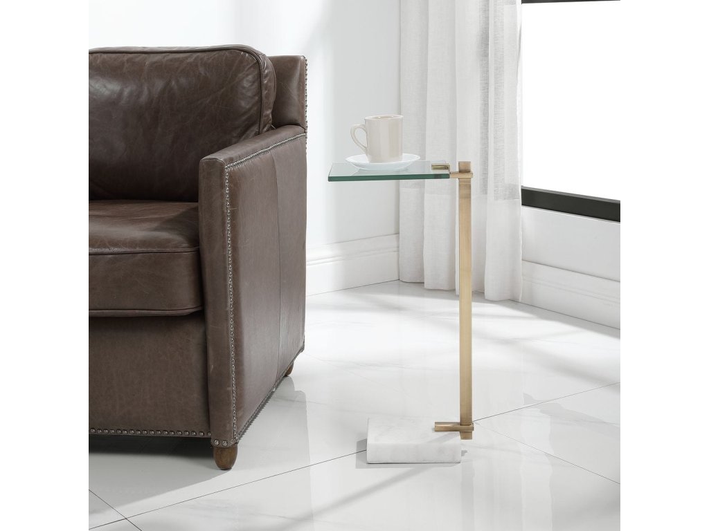 Butler Accent Table, White - image 6