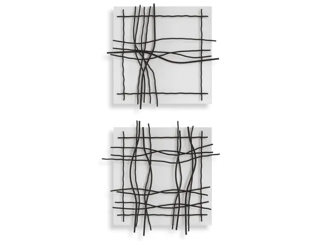 Genesis Metal Wall Decor, S/2
