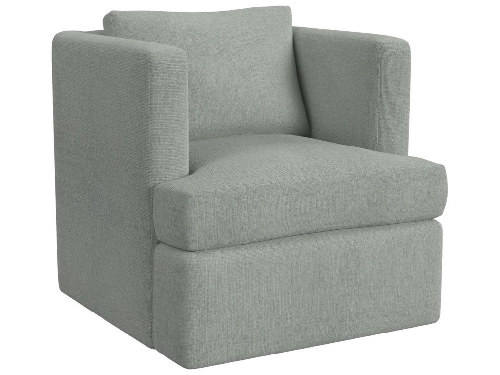 Elevated Swivel Chair - Criss Cross Sea Salt - image 2