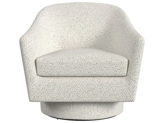 Coupe Swivel Chair - Cuddly Cream