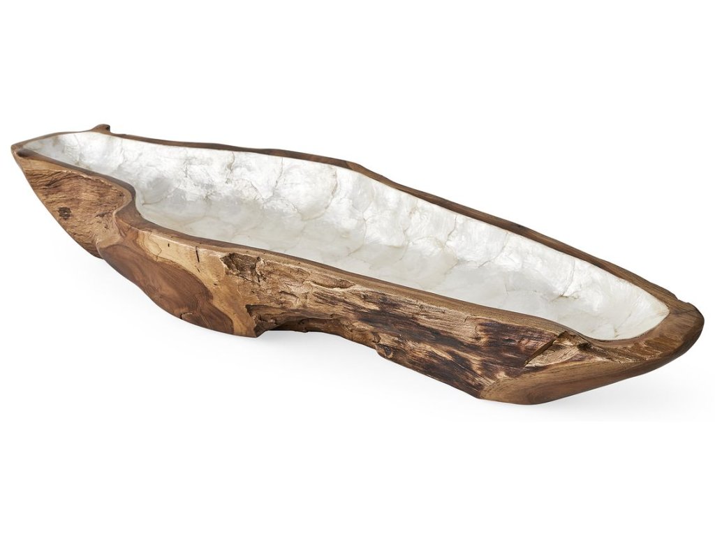 Pearl Forest Bowl - White Capiz - image 7