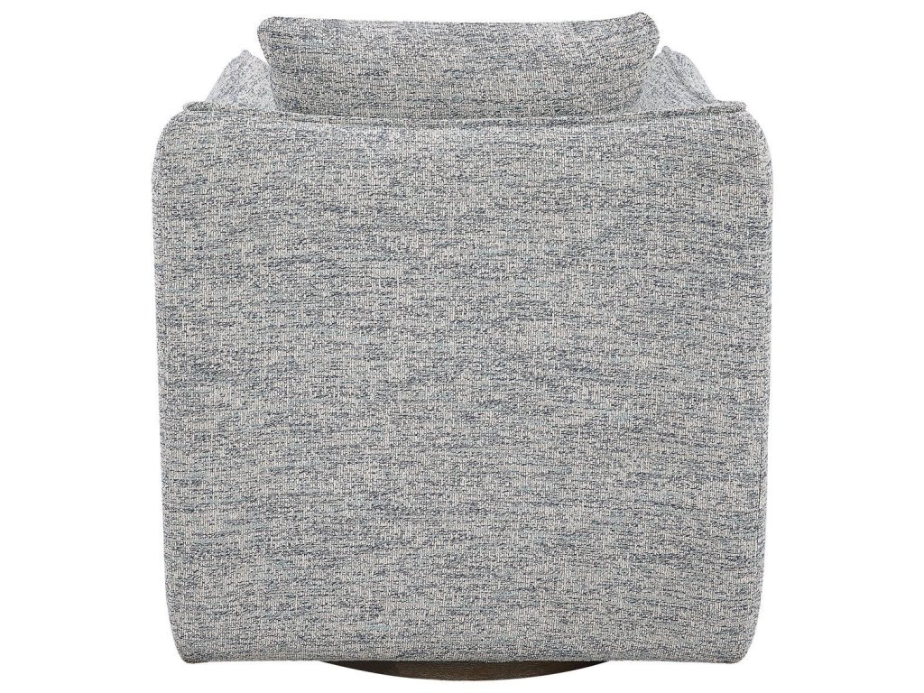 Corben Swivel Chair, Blue - image 5