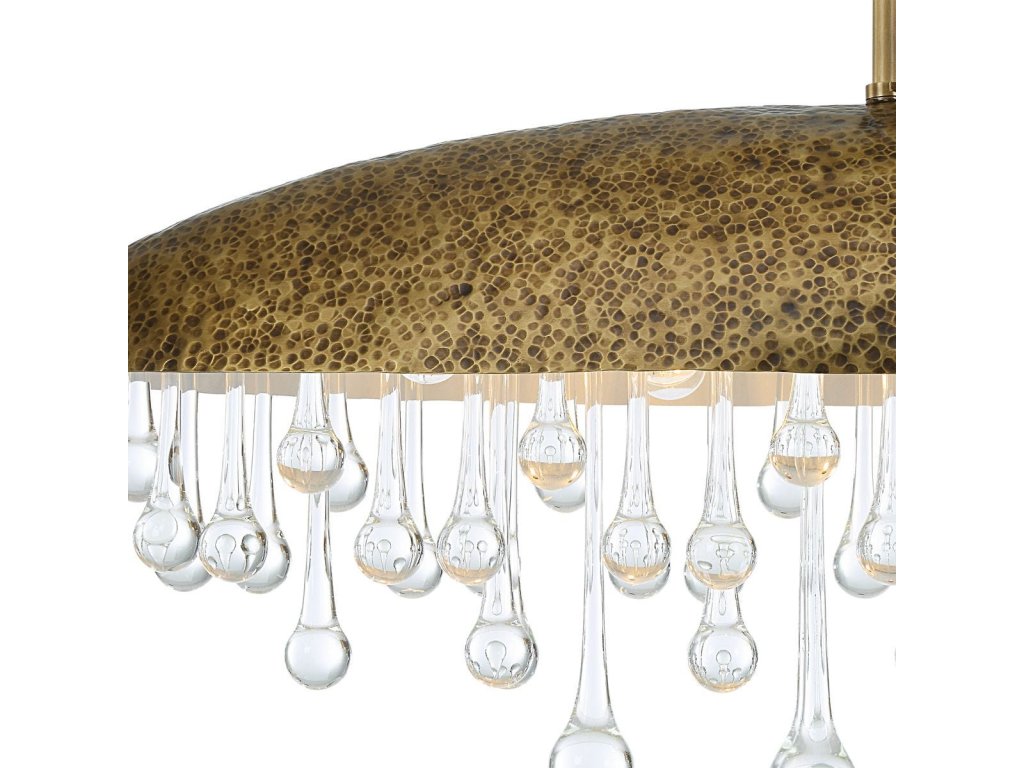 Downpour, 10 Lt Pendant - Oval - image 10