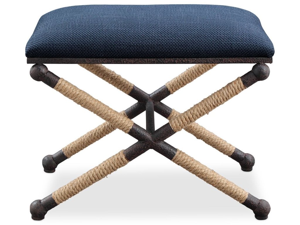 Firth Small Bench, Navy - main image
