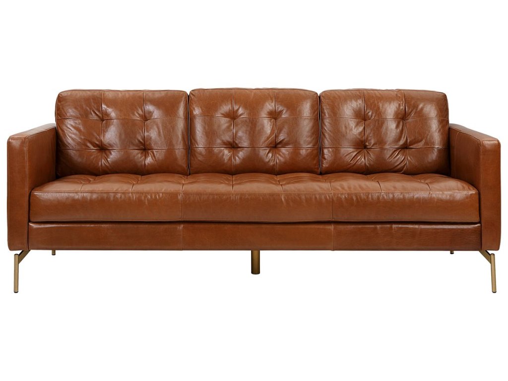 Ventura Sofa - Caramel Leather - main image
