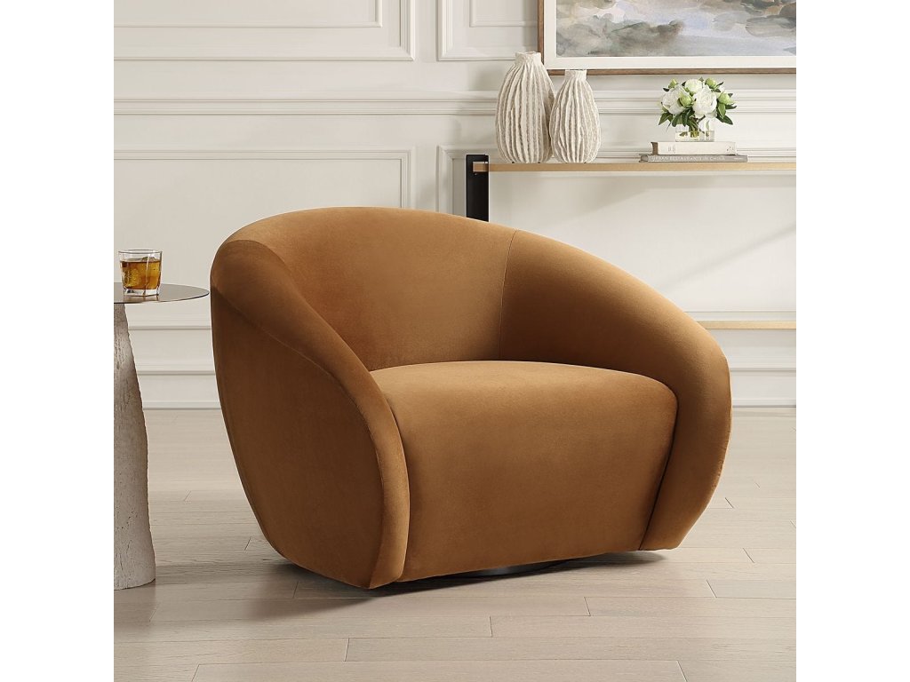 Desoto Swivel Chair, Hazlenut - image 2