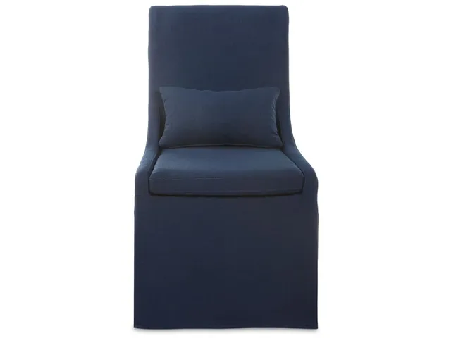 Coley Armless Chair, Denim
