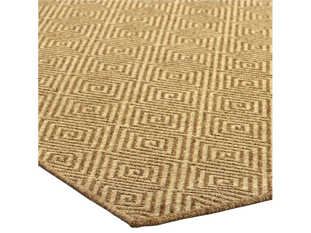 Maize Diamond Rug - Burnt Umber - image 3