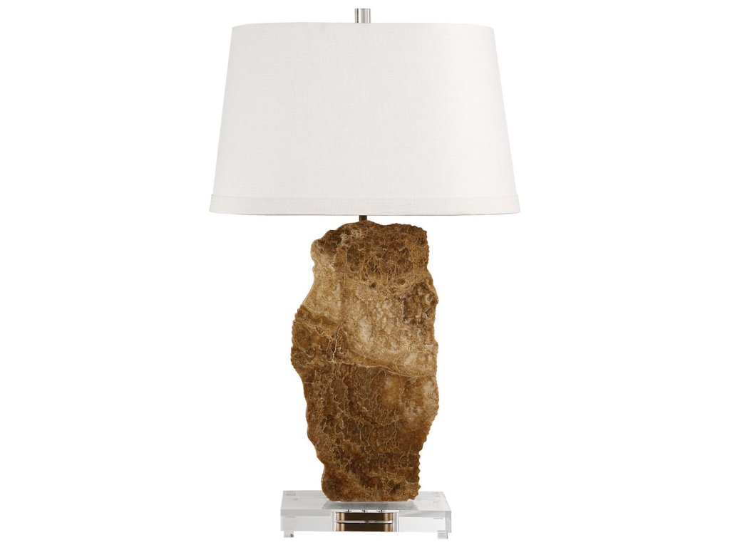 Slice Table Lamp - Latte Onyx - image 2