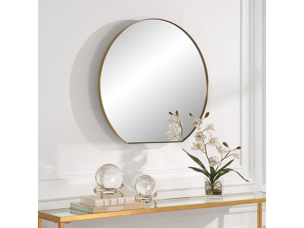 Cabell Small Mirror, Brass - image 4