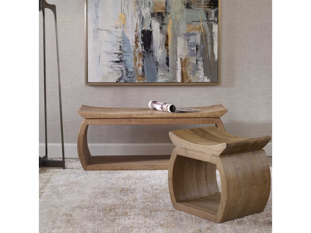 Connor Small Bench, Natural - image 4