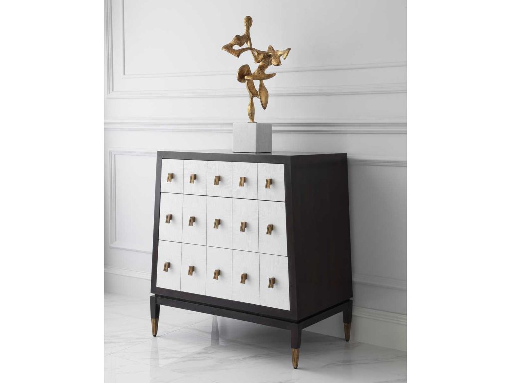Pyramid Chest - Walnut/White - image 3