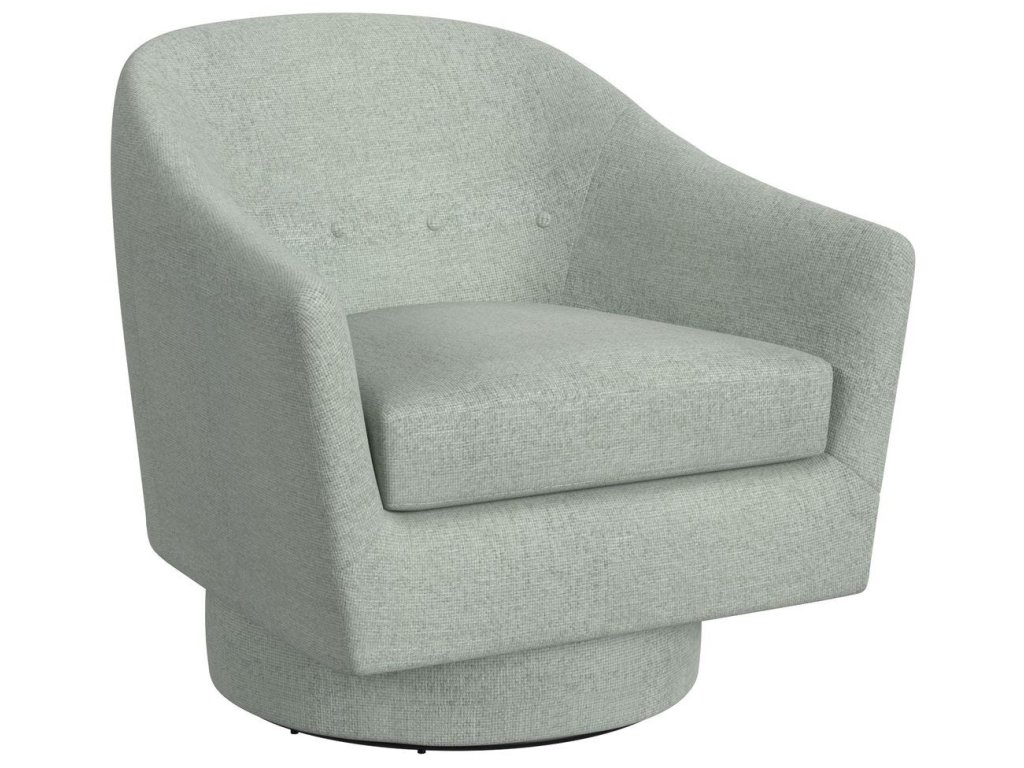 Coupe Swivel Chair - Criss Cross Sea Salt - image 2