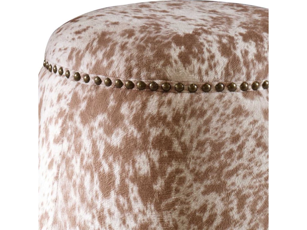 Gumdrop Ottoman, Cow Hide - image 3
