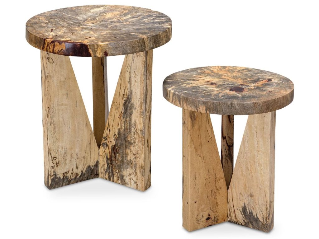 Nadette Nesting Tables, Natural, S/2 - main image