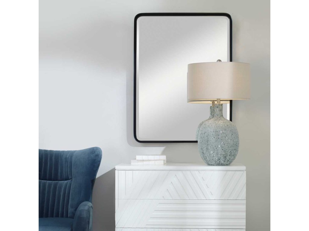 Crofton Large Mirror, Black - image 4