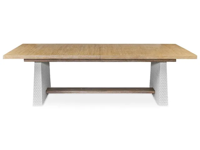 Hewn Trestle Extension Dining Table, 2 Cartons