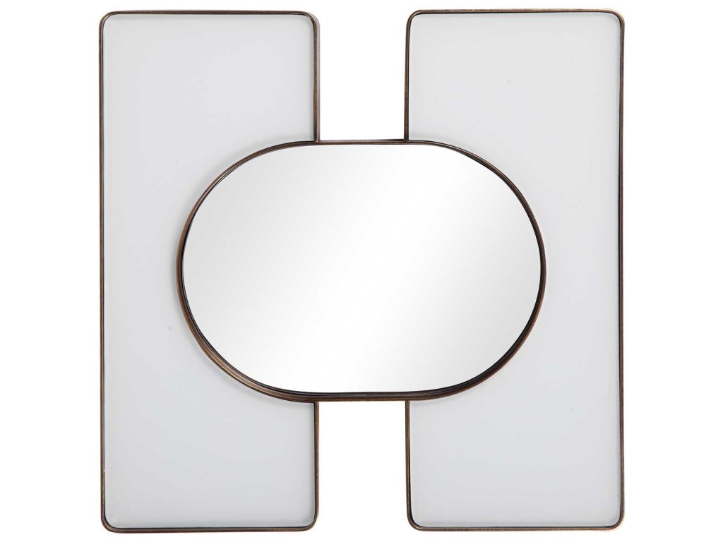 Embrace Square Mirror - 24X24 White - image 5