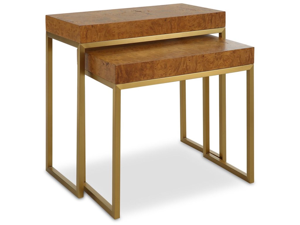 Burl-Esque Nesting Tables, S/2 - main image