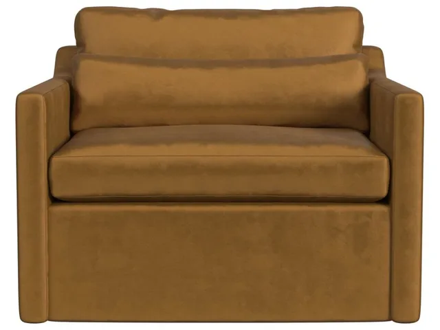 Slope Swivel Chair-And-A-Half - Bliss Bronze