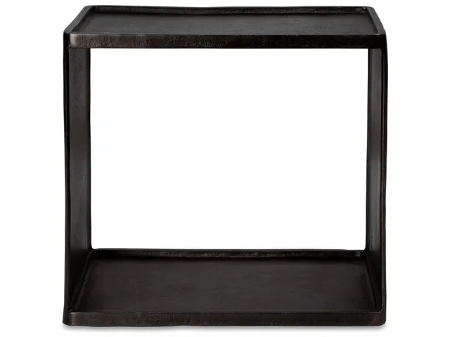 Derwent Side Table, Dark Nickel