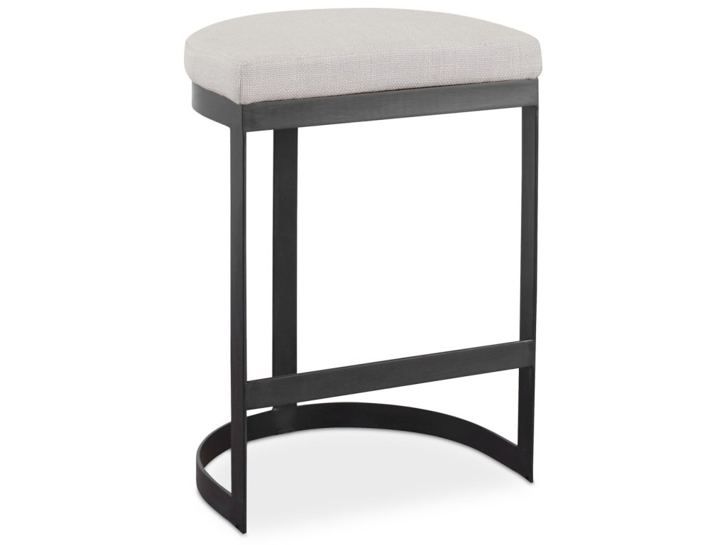 Ivanna Counter Stool, Black - Beige - main image