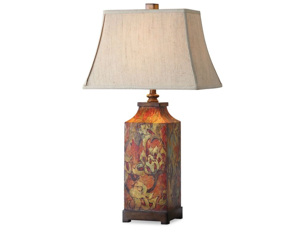 Colorful Flowers Table Lamp - main image