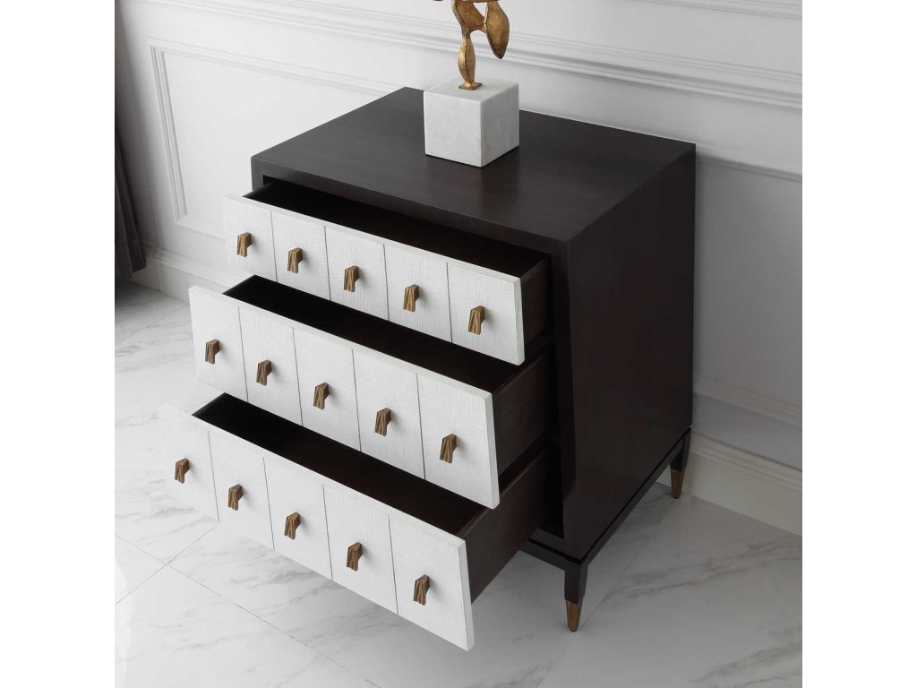 Pyramid Chest - Walnut/White - image 5