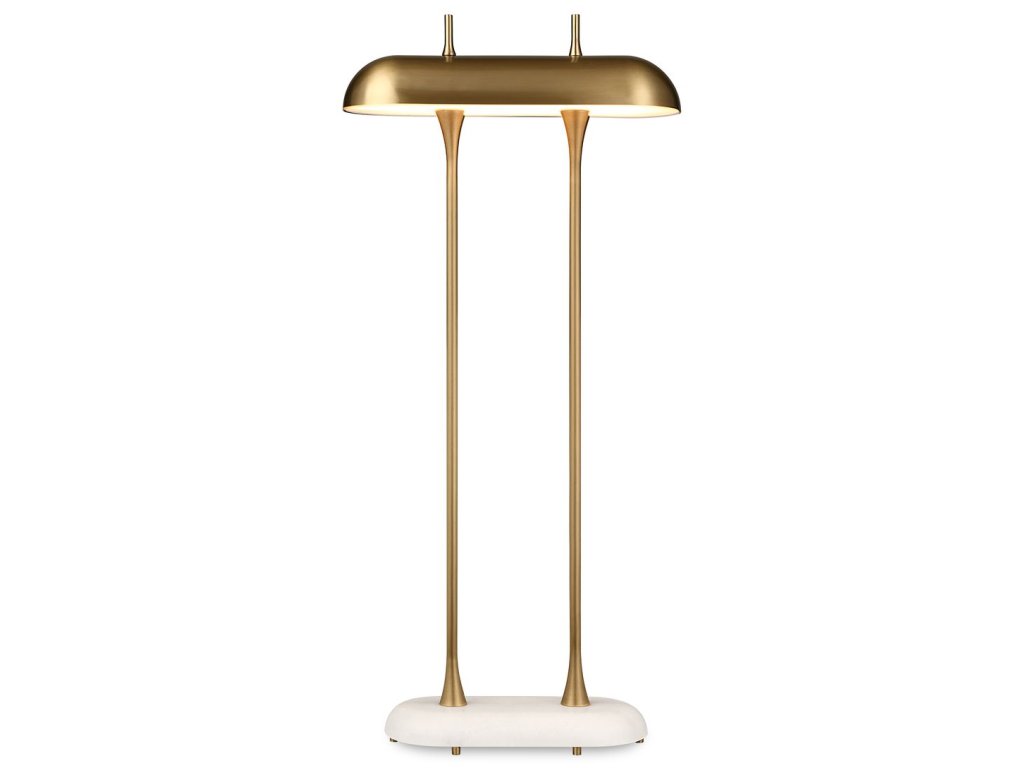 Papyrus Buffet Lamp - White Marble - main image
