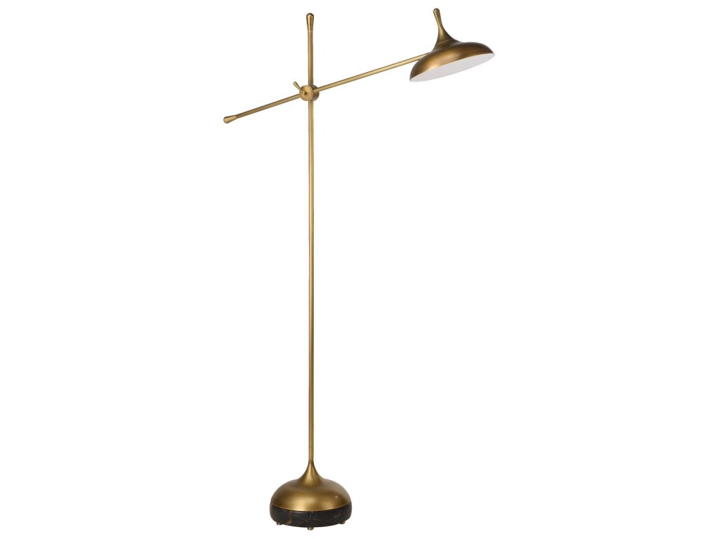 Kiss Adjustable Arm Floor Lamp - Michelangelo Marble - image 2