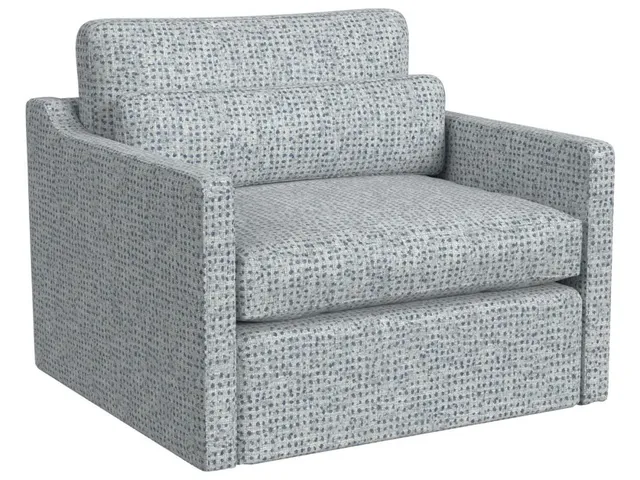 Slope Swivel Chair-And-A-Half - Dashing Blue