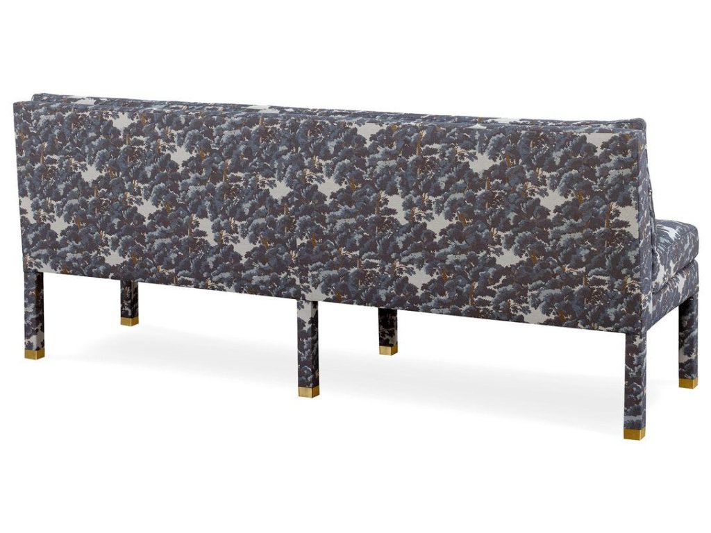 Approach The Bench Banquette, 84" - Baltic Forest Blue - image 5