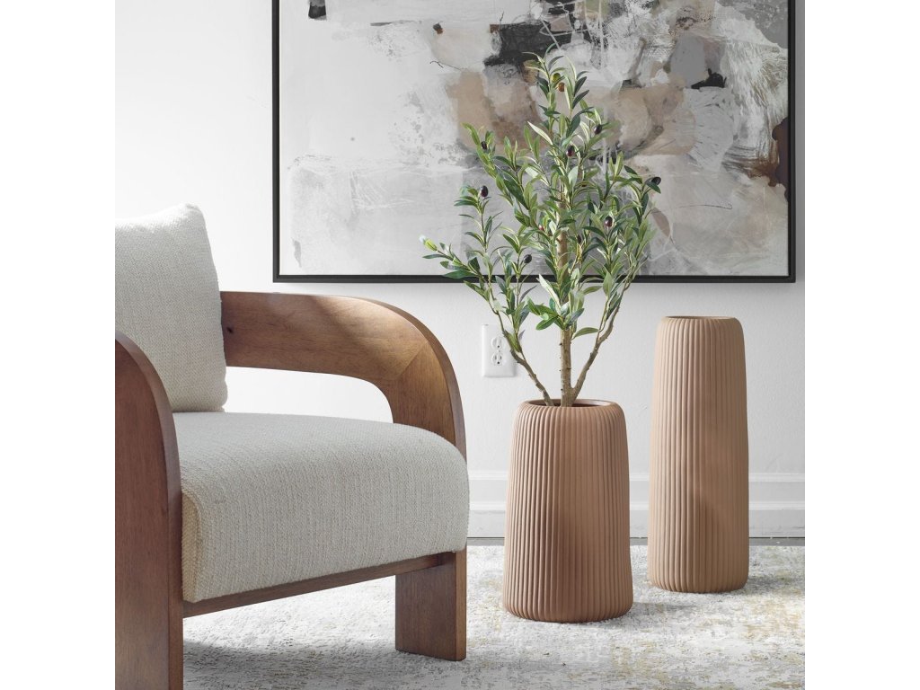Ridge Outdoor Vases, S/2 - image 1