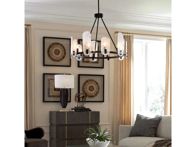 Ellipse, 10 Lt Chandelier - Alternative View