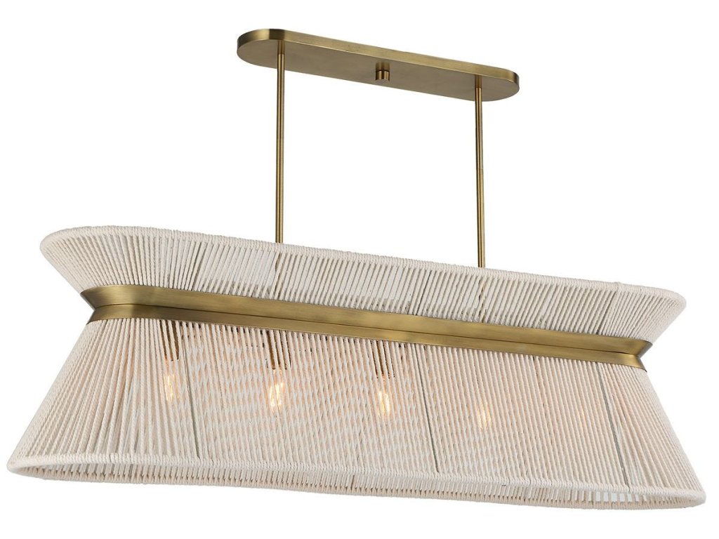Highly Strung, 5 Lt Linear Pendant - White - image 3