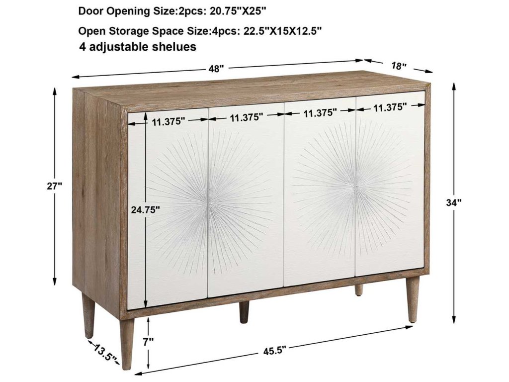 Dani 4 Door Cabinet - image 8